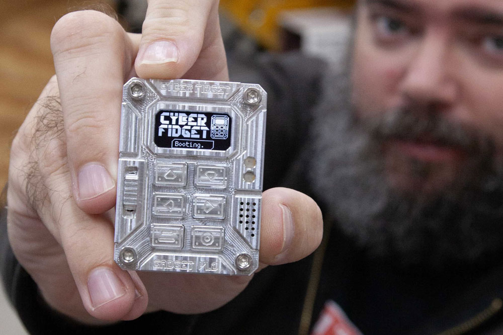 Cyber Fidget device render